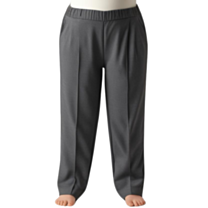 Girls Pull on Half Elasticated Sturdy Fit School Trousers