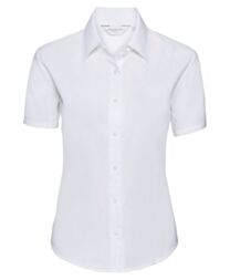 Short Sleeve Blouse Button To Collar to 57in Chest 6XL - Single Pack