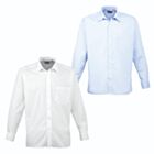 Long Sleeve Poplin shirts - Collar size 14.5 to 23in - Single Pack