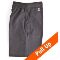 Pull Up Elastic Back Standard Fit School Shorts, Grey, Black, Navy