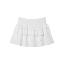 Girls Sturdy Fit Broderie Skirt (White) Ages 6-13
