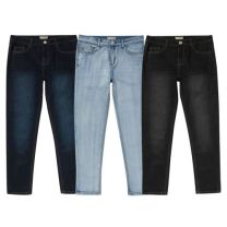 Boys Adjustable Waist Sturdy Fit Jeans, 3 colours, ages 4-13