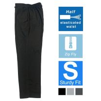 Hatherley Sturdy Kids Trousers - Half Elasticated, Exclusive (to 52in waist)