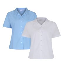 Sturdy Kids Twin Pack Revere Collar Blouses up to 54in Chest