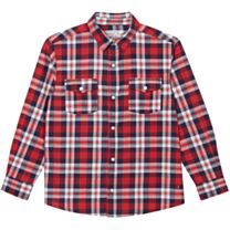 Red Mix Boys Plus size, Generous Fit Long Sleeved Shirt. 32 – 38 inch chest £25-£30.00