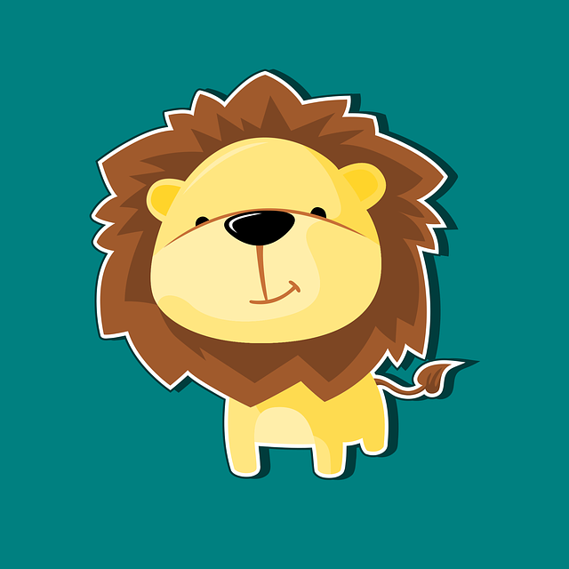 cartoon lion 