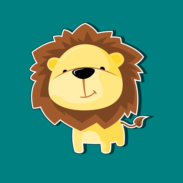 cartoon lion